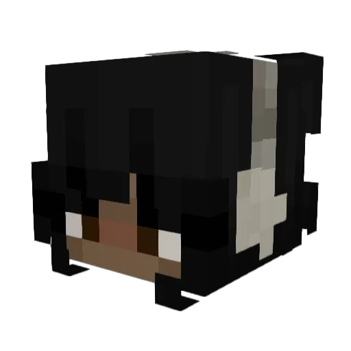 StarPlumm Minecraft avatar head, 3D render