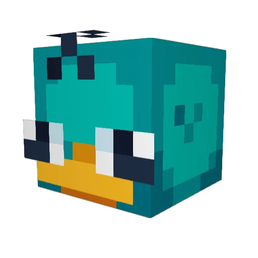 StarPoints Minecraft avatar head, 3D render