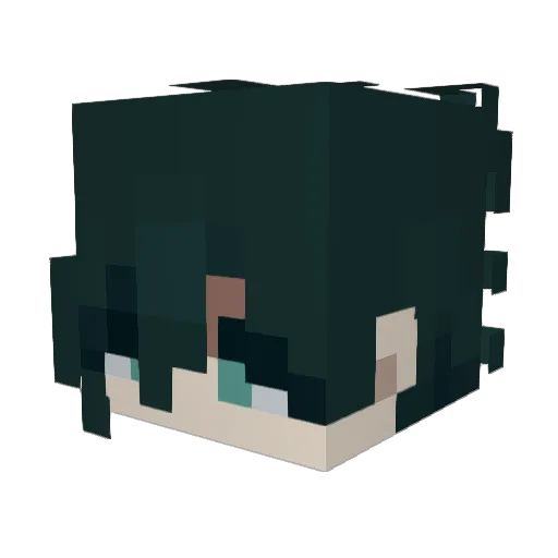 StarRage_RZ Minecraft avatar head, 3D render