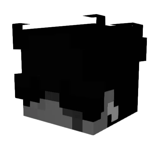 StarRickK Minecraft avatar head, 3D render