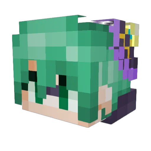 StarRoad64 Minecraft avatar head, 3D render