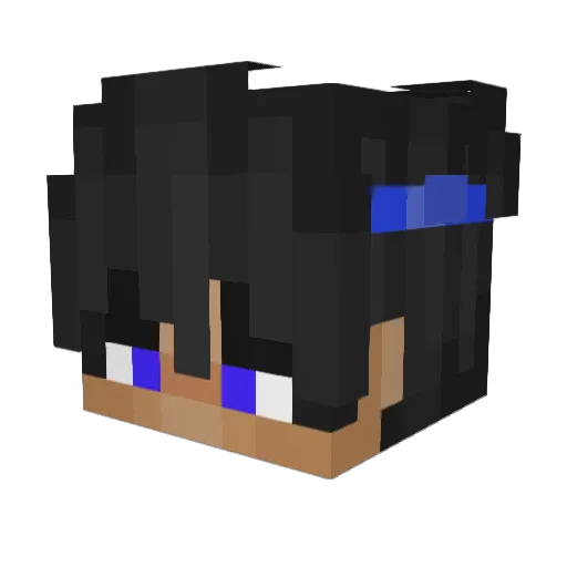 StarSRRS Minecraft avatar head, 3D render