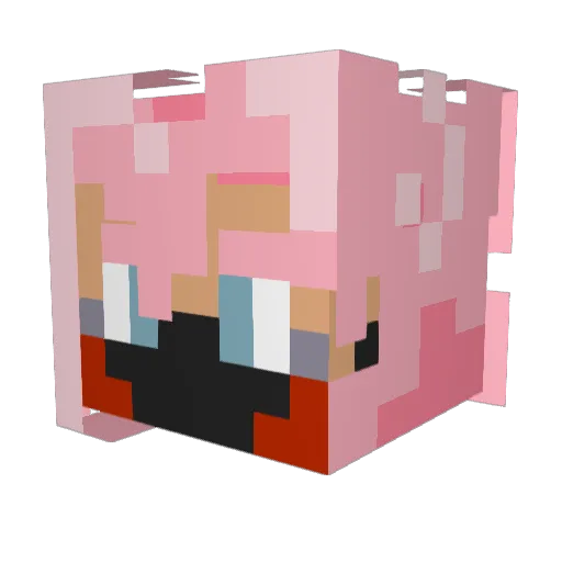 StarSailor247 Minecraft avatar head, 3D render