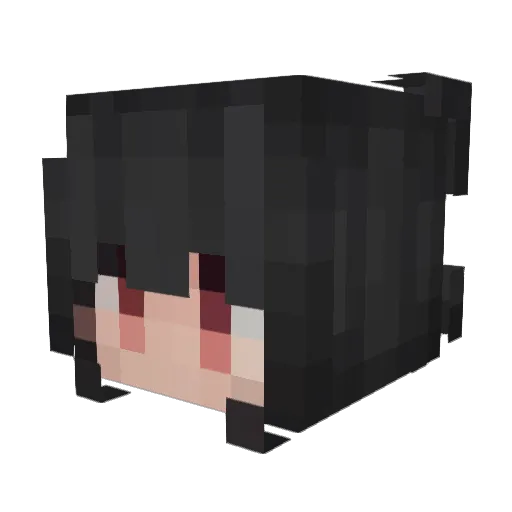StarSophia Minecraft avatar head, 3D render