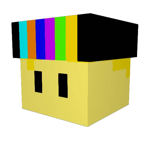 StarSpangledPig Minecraft avatar head, 3D render