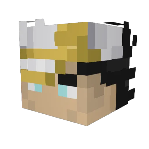 StarSquid95155 Minecraft avatar head, 3D render