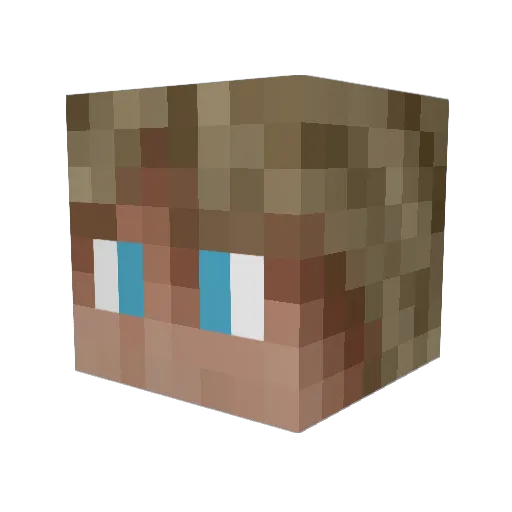 StarStrike130 Minecraft avatar head, 3D render