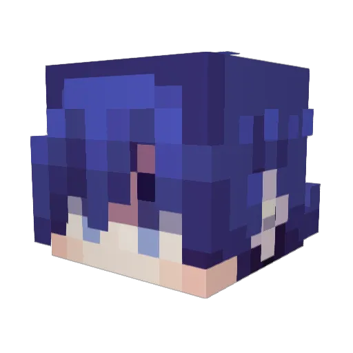 StarSunseeker Minecraft avatar head, 3D render