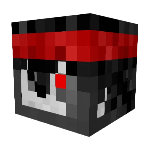 StarTair Minecraft avatar head, 3D render