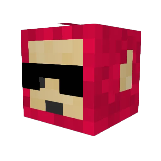 StarThunder5476 Minecraft avatar head, 3D render