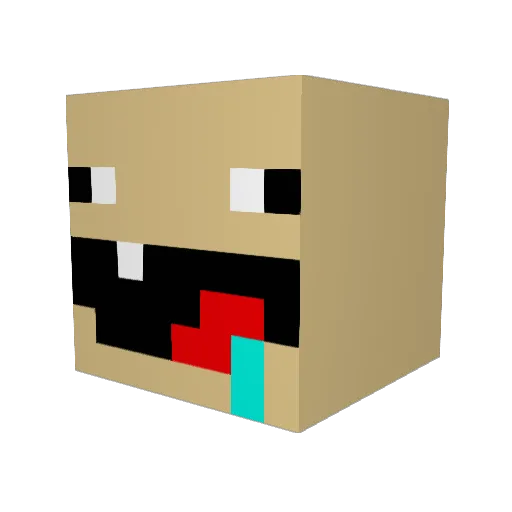 StarVeil27 Minecraft avatar head, 3D render