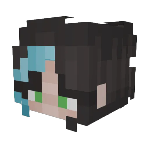StarWalker0_0 Minecraft avatar head, 3D render