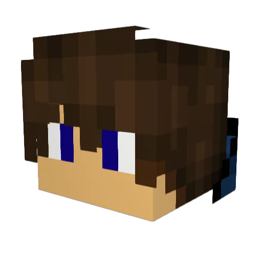 StarWarsBoy05 Minecraft avatar head, 3D render