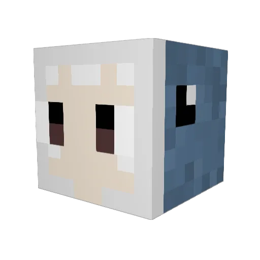 StarWatcher0308 Minecraft avatar head, 3D render