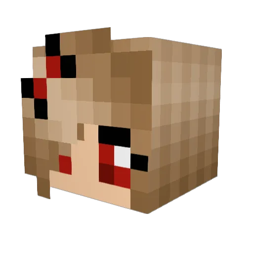 Star_A12 Minecraft avatar head, 3D render