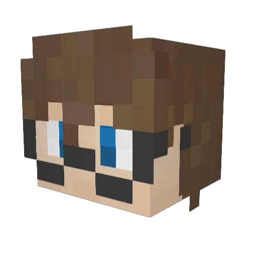 Star_Blade Minecraft avatar head, 3D render