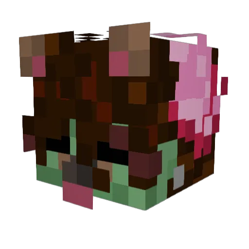 Star_Boii Minecraft avatar head, 3D render