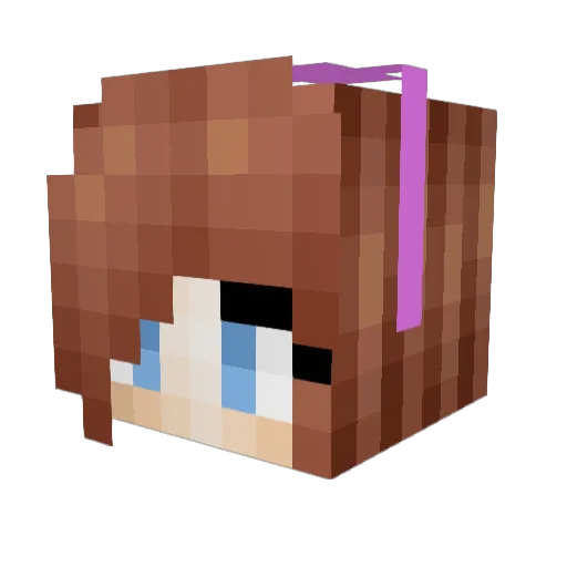 Star_Cait Minecraft avatar head, 3D render
