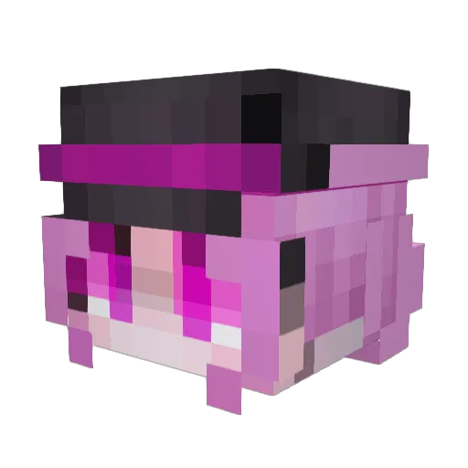 Star_Ciel Minecraft avatar head, 3D render