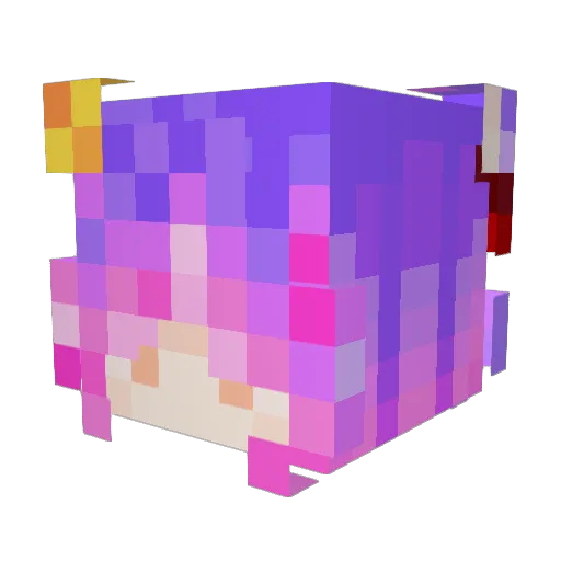 Star_F1sh Minecraft avatar head, 3D render