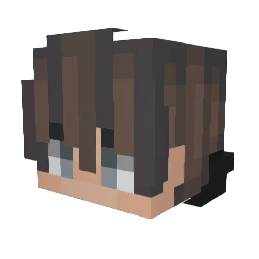 Star_Icecream Minecraft avatar head, 3D render