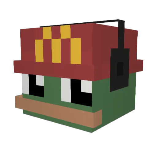 Star_Killer06 Minecraft avatar head, 3D render