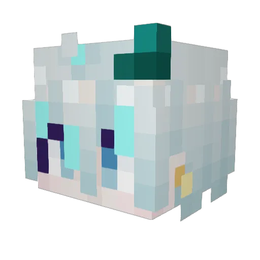 Star_Orbit Minecraft avatar head, 3D render