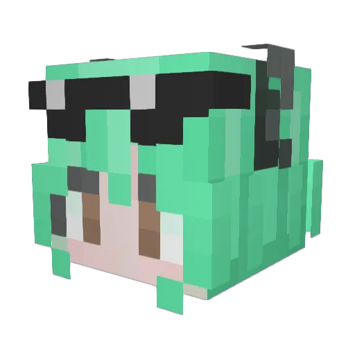 Star_Shine_ Minecraft avatar head, 3D render