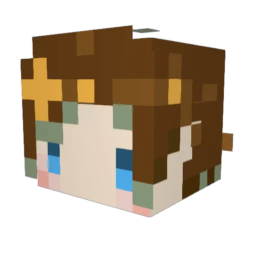 Star_Tseng0901 Minecraft avatar head, 3D render