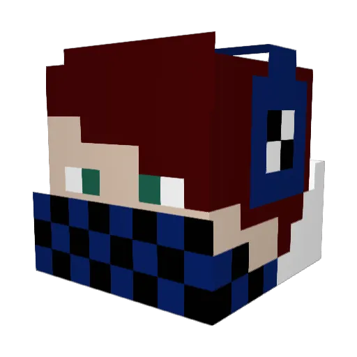 Star_lp Minecraft avatar head, 3D render