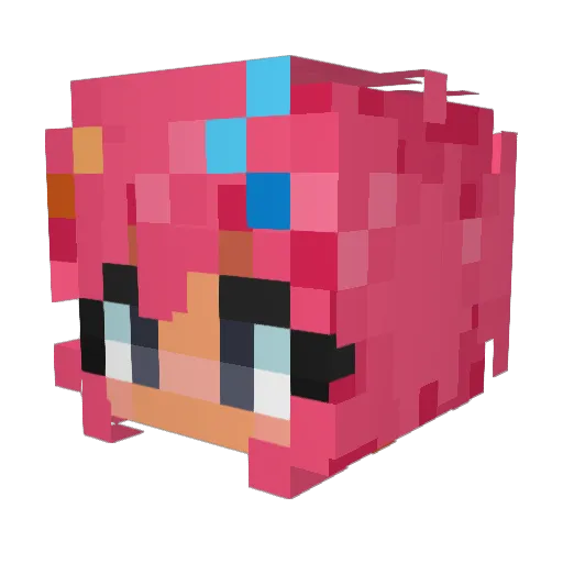 Starbo_Studios Minecraft avatar head, 3D render