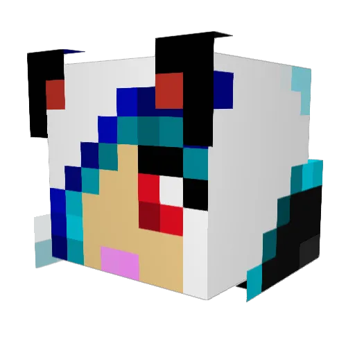 Starbreaker111 Minecraft avatar head, 3D render