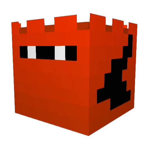 StarburstFTW Minecraft avatar head, 3D render