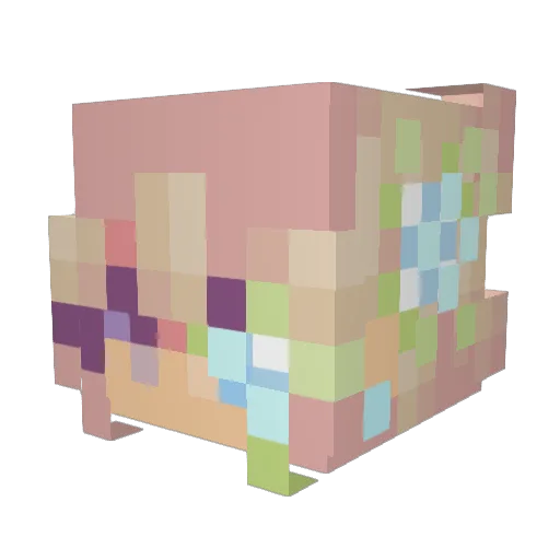 Starburst_Playz Minecraft avatar head, 3D render