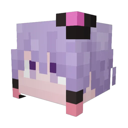 Starch_POTETO Minecraft avatar head, 3D render