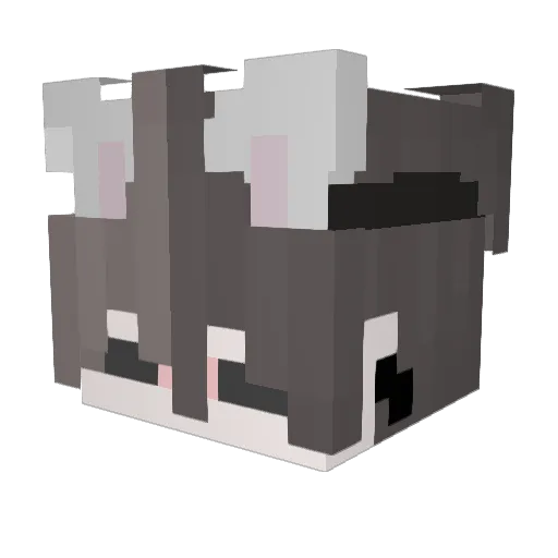 Starchuz Minecraft avatar head, 3D render