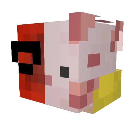 Starckrifice21 Minecraft avatar head, 3D render