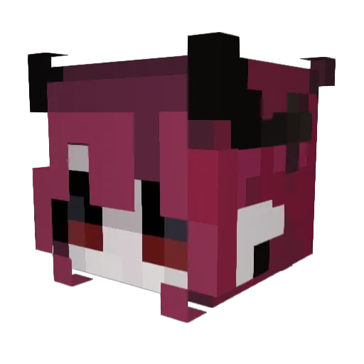 Starcow15 Minecraft avatar head, 3D render