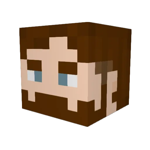 Starcraft2811 Minecraft avatar head, 3D render