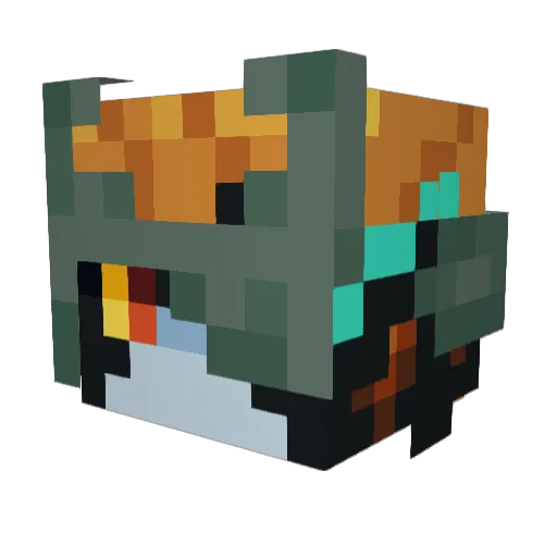 Starcraftmaster4 Minecraft avatar head, 3D render