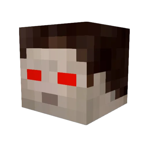 Stardead42 Minecraft avatar head, 3D render