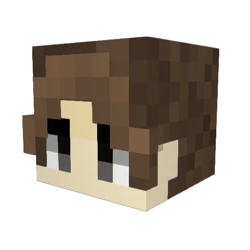 Stardric_Kocher Minecraft avatar head, 3D render