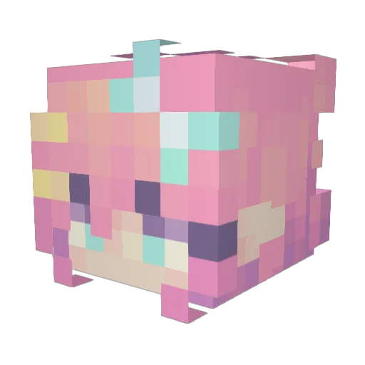 Stardust8765 Minecraft avatar head, 3D render
