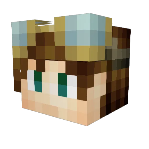 StardustBreaker Minecraft avatar head, 3D render