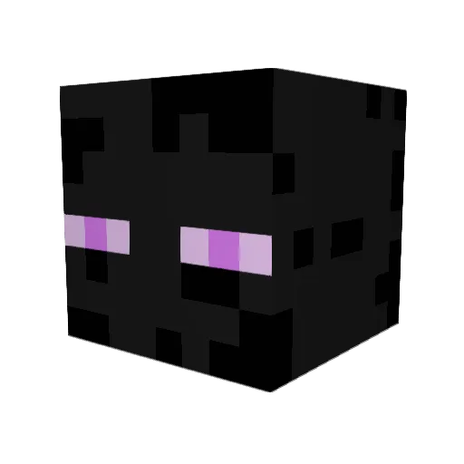 Stardustsei Minecraft avatar head, 3D render
