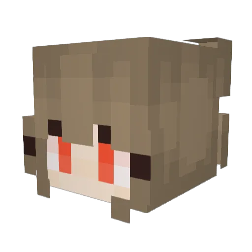 Starfire202010 Minecraft avatar head, 3D render