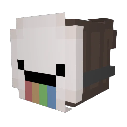 Starfish_387 Minecraft avatar head, 3D render