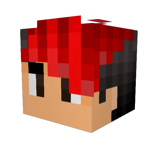 Starfruit_1 Minecraft avatar head, 3D render