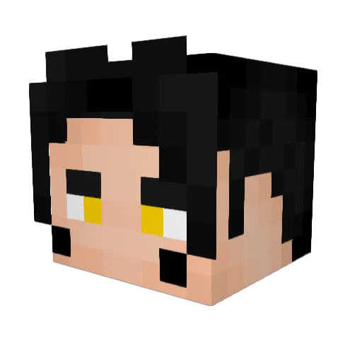 StarfurySeeker Minecraft avatar head, 3D render
