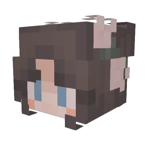 Starfy345 Minecraft avatar head, 3D render
